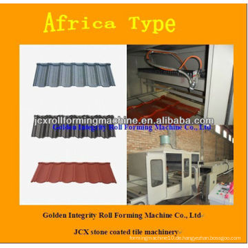 Afrika-Typ! JCX Steinbeschichtung Fliesen Maschine in China hergestellt